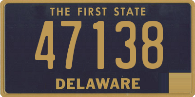 DE license plate 47138