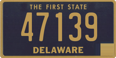 DE license plate 47139