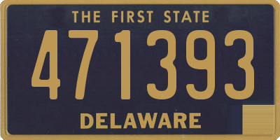 DE license plate 471393