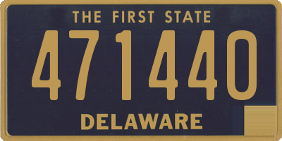 DE license plate 471440