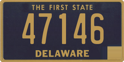 DE license plate 47146