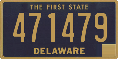 DE license plate 471479