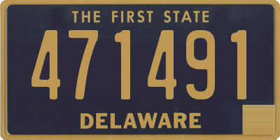 DE license plate 471491