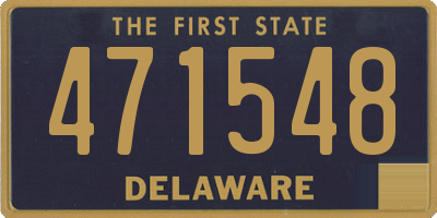 DE license plate 471548