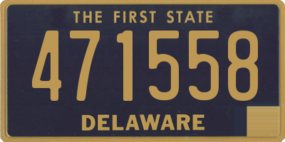 DE license plate 471558