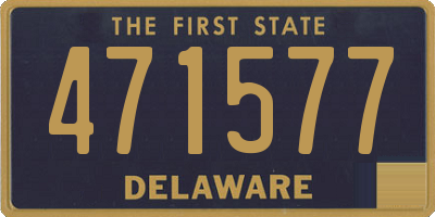 DE license plate 471577