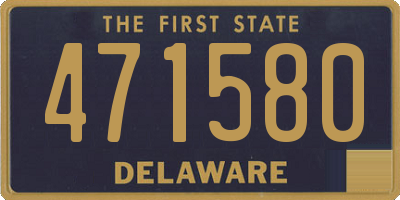 DE license plate 471580