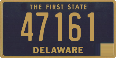 DE license plate 47161