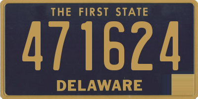 DE license plate 471624