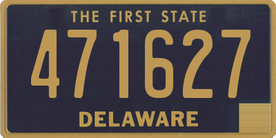DE license plate 471627