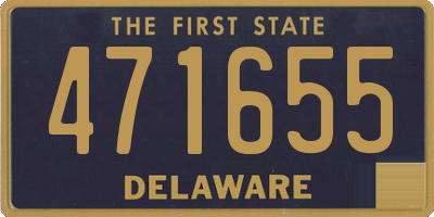 DE license plate 471655