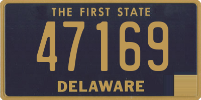 DE license plate 47169