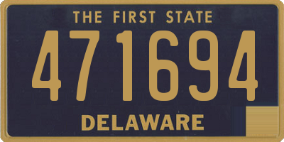 DE license plate 471694