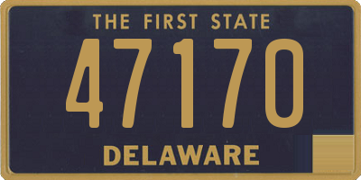 DE license plate 47170