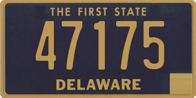 DE license plate 47175