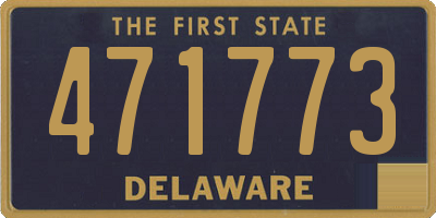 DE license plate 471773