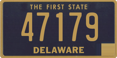 DE license plate 47179