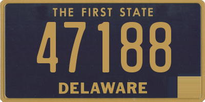 DE license plate 47188