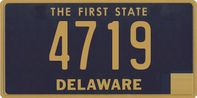 DE license plate 4719