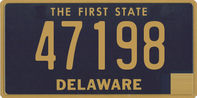 DE license plate 47198