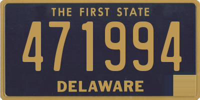 DE license plate 471994