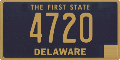 DE license plate 4720