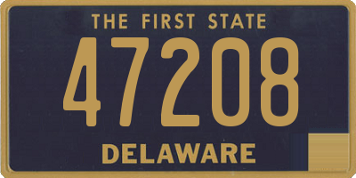 DE license plate 47208