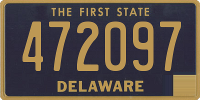 DE license plate 472097