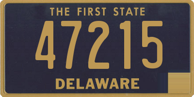 DE license plate 47215