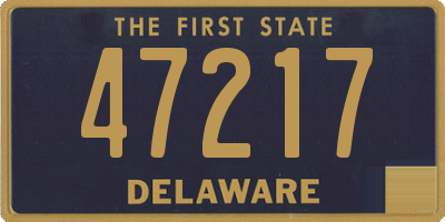 DE license plate 47217