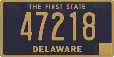 DE license plate 47218