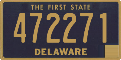 DE license plate 472271