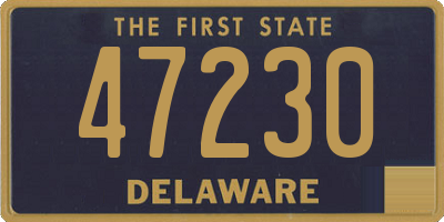 DE license plate 47230