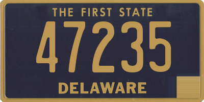 DE license plate 47235