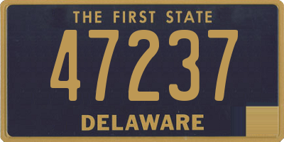 DE license plate 47237