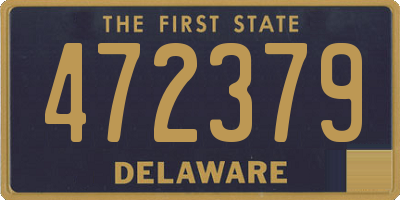 DE license plate 472379