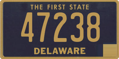 DE license plate 47238