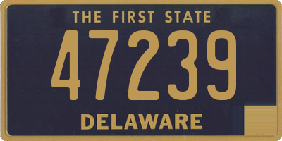 DE license plate 47239