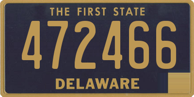 DE license plate 472466