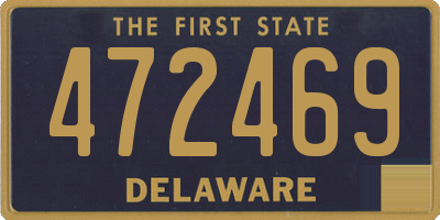 DE license plate 472469