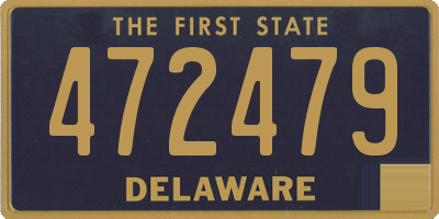 DE license plate 472479