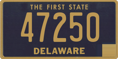 DE license plate 47250