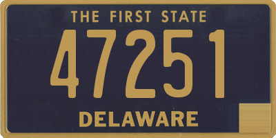 DE license plate 47251