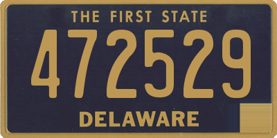 DE license plate 472529