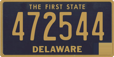 DE license plate 472544