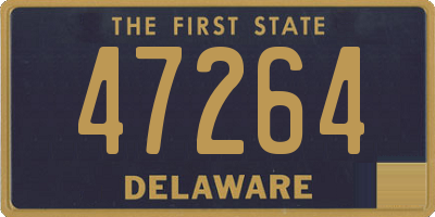 DE license plate 47264