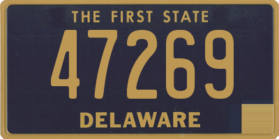 DE license plate 47269