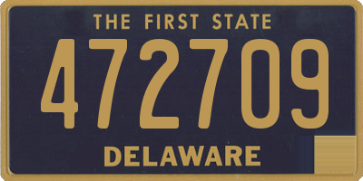 DE license plate 472709