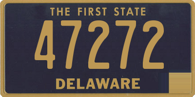 DE license plate 47272