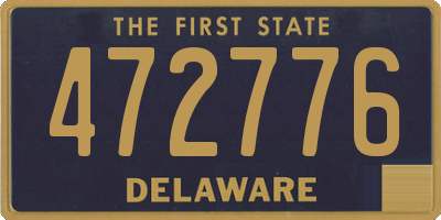 DE license plate 472776